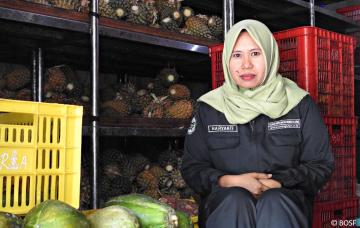 Hariyanti ist Betreuerin im Enrichment-Team in Samboja Lestari