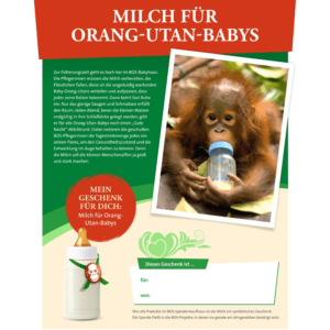 geschenke für valentinstag milch für orang-utans