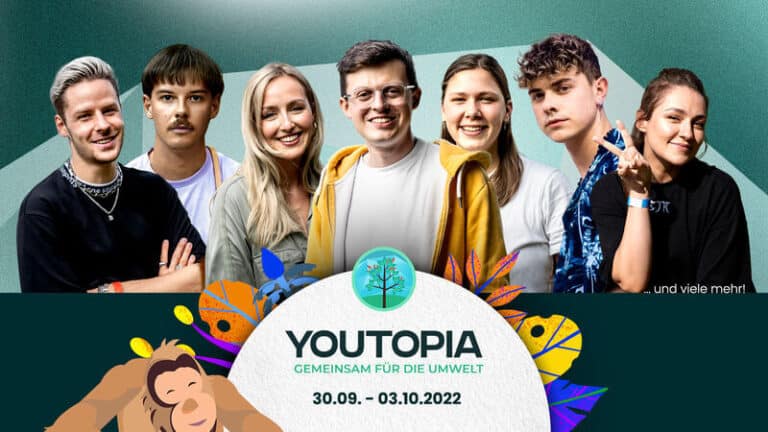 YouTopia 2022 Werbebild mit allen Influencern